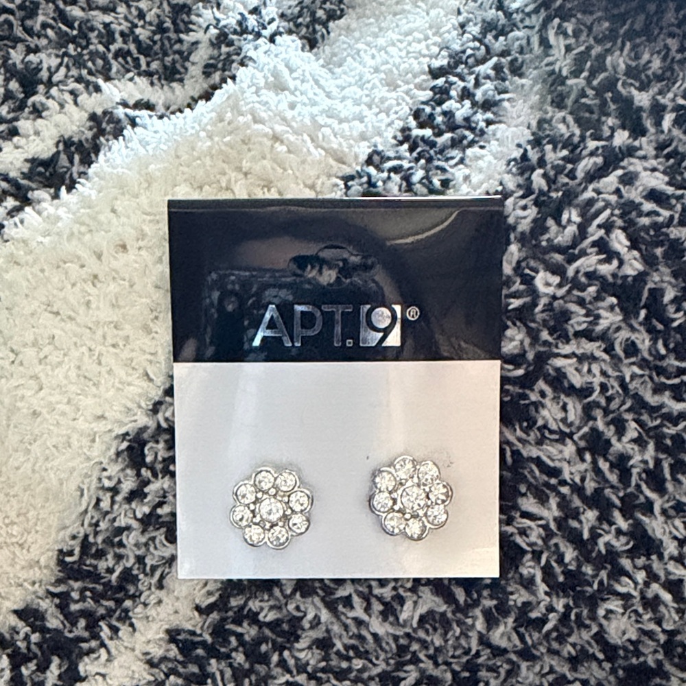 Apt. 9 Crystal Flower Stud Earrings